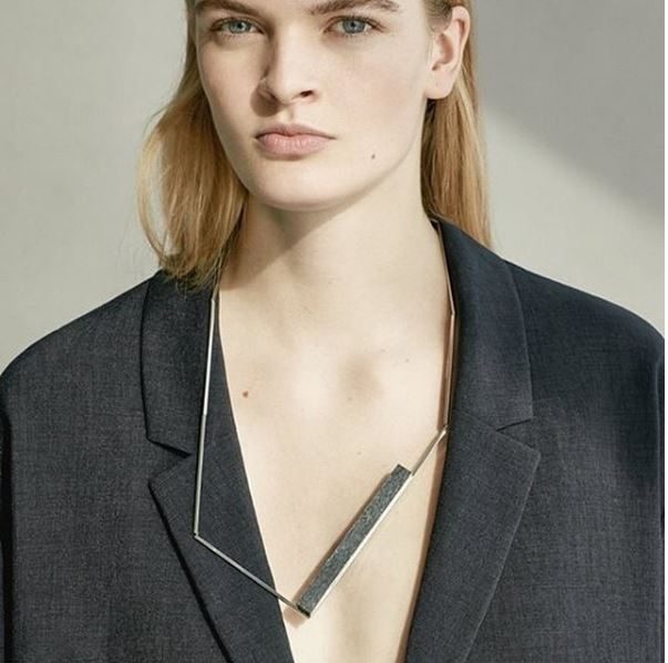 Denimite necklace, COS