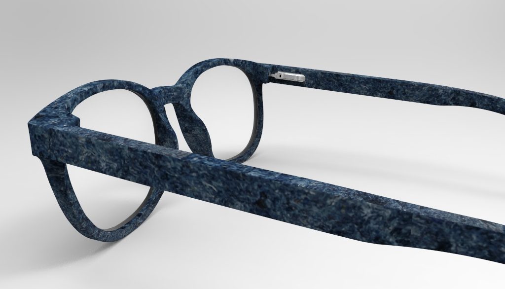 Denimite frame, rendering