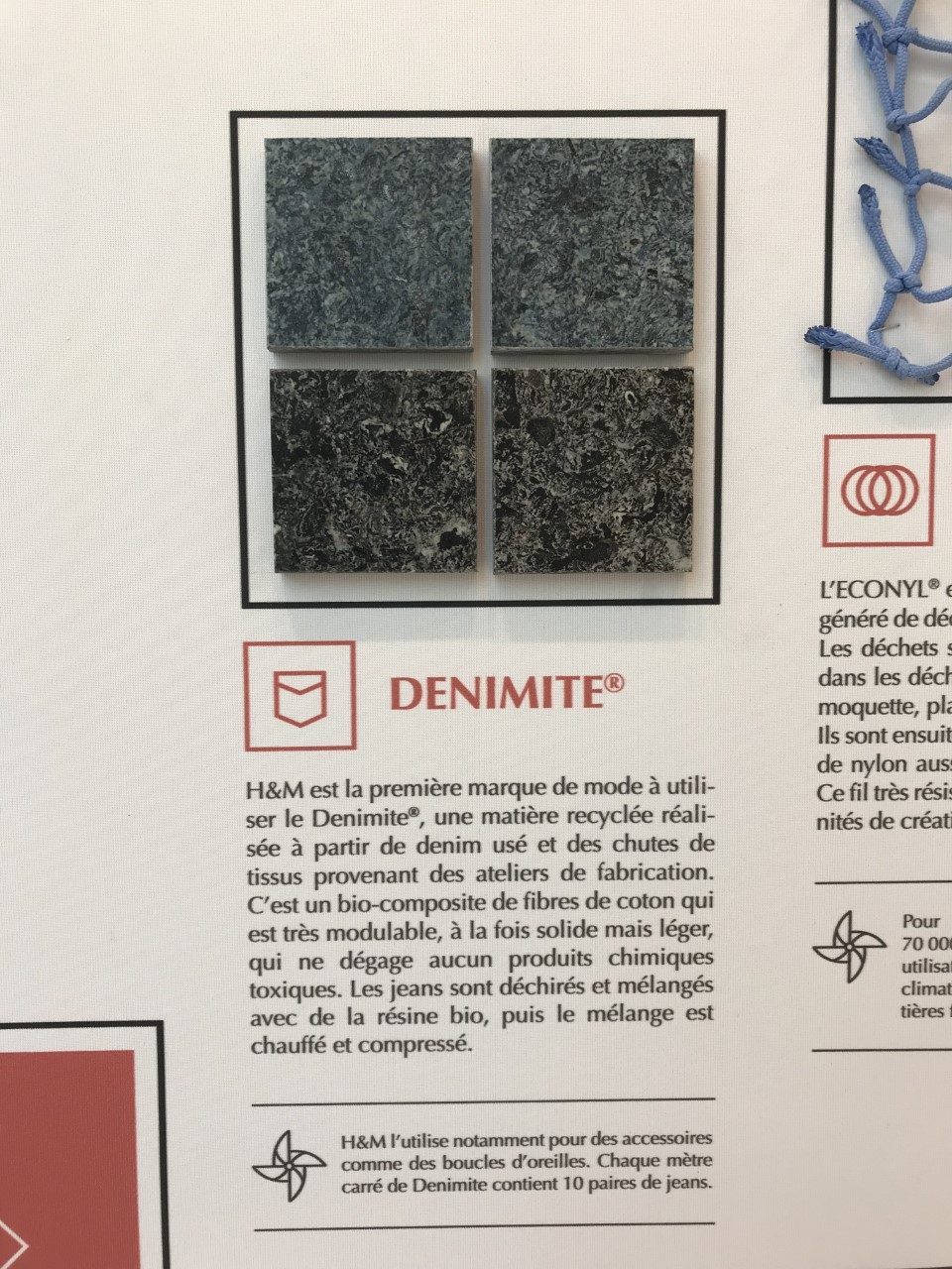 Denimite jewelry, H&M Conscious Exclusive