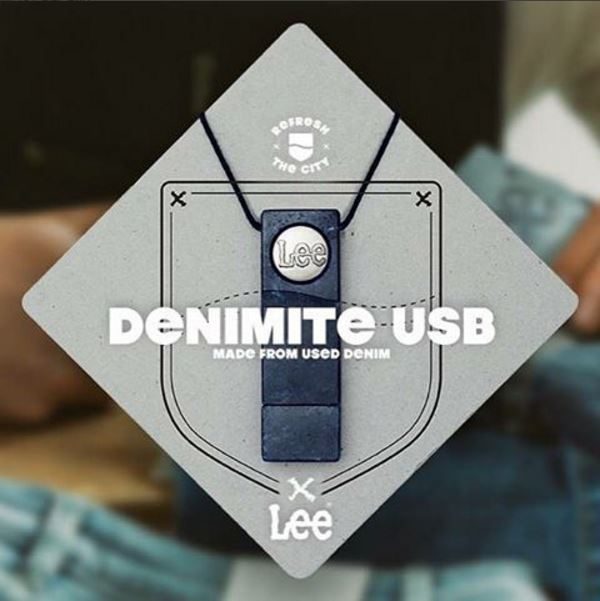 Denimite USB drive, Lee