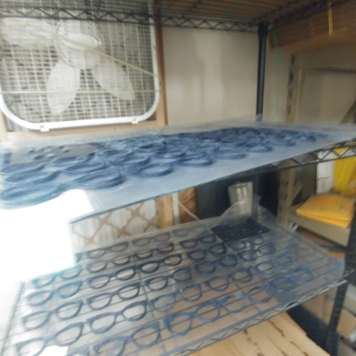 Racked frame blanks